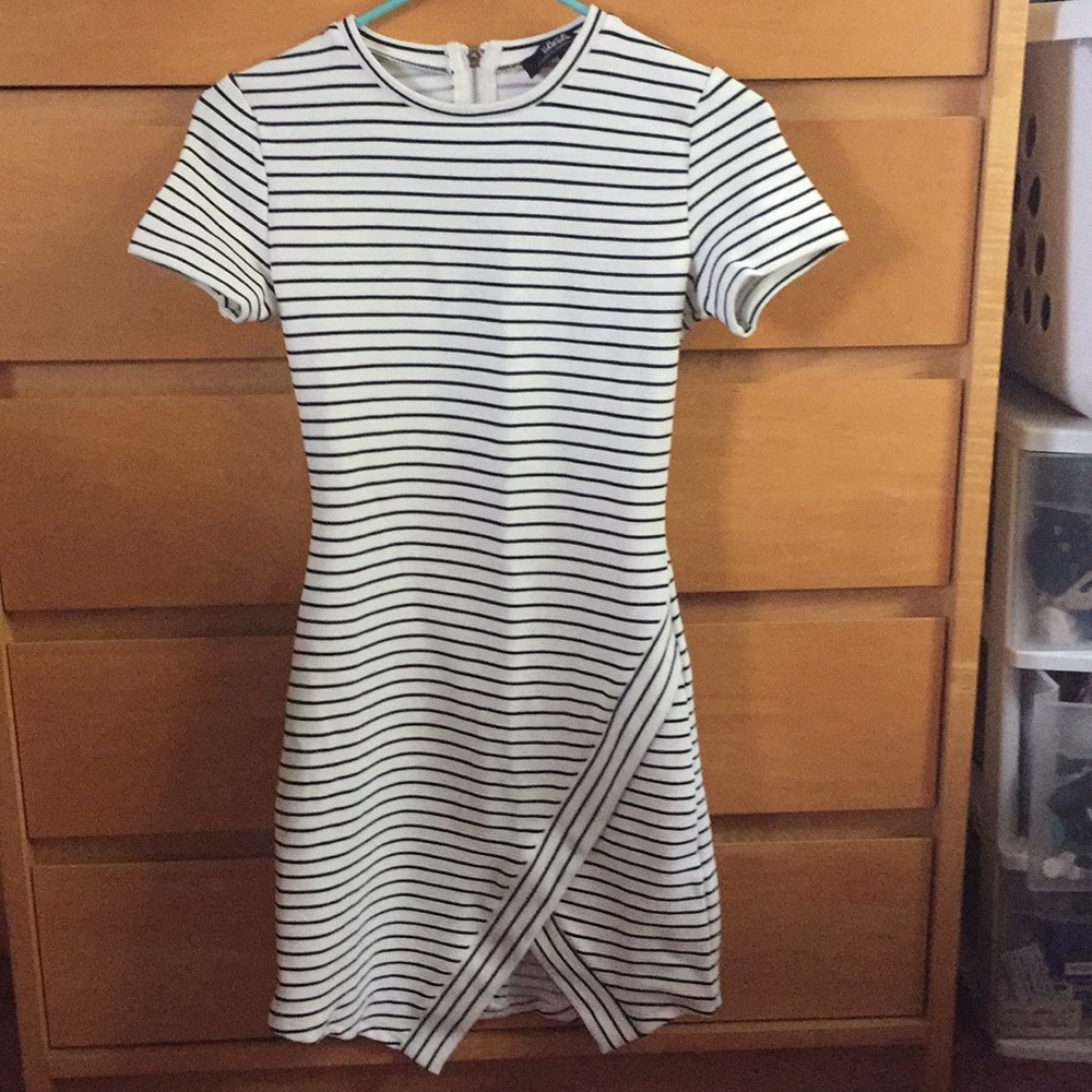 Black and White Asymmetrical dress